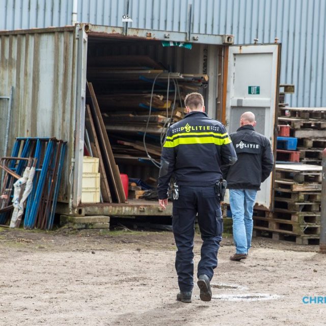 Drugslab gevonden in zeecontainer Oud Gastel