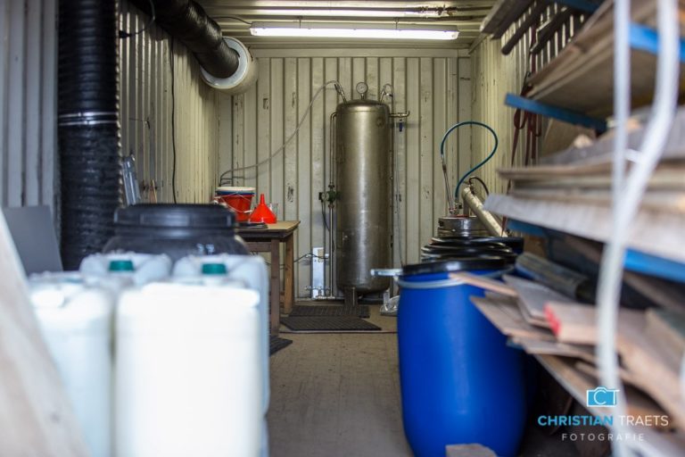 Drugslab gevonden in zeecontainer Oud Gastel